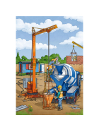 Puzzle Auf der Baustelle, 3 x 24 Teile
