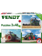 Puzzle Fendt 1050 Vario / 724 Vario / 6275L, 3 x 48 Teile
