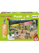 Puzzle Ein Tag auf dem Bauernhof, 40 Teile