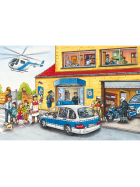 Puzzle Feuerwehr und Polizei, 3 x 24 Teile