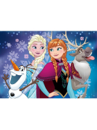 Puzzle Frozen - Nordlichterm, 2 x 24 Teile