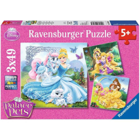 Puzzle Palace Pets - Belle, Cinderella und Rapunzel, 3 x...