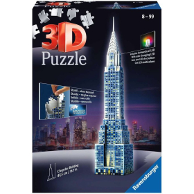 Ravensburger Chrysler Building bei Nacht