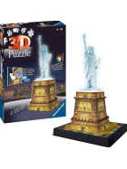 Ravensburger Freiheitsstatue bei Nacht