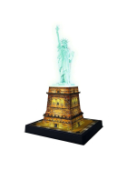 Ravensburger Freiheitsstatue bei Nacht