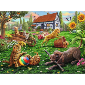 Puzzle Entdecker auf vier Pfoten, 200 Teile