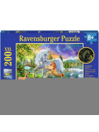 Puzzle Magische Begegnung Einhorn, 200 Teile