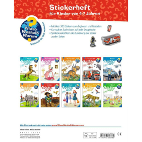 Ravensburger Wieso? Weshalb? Warum? Stickerheft: Feuerwehr