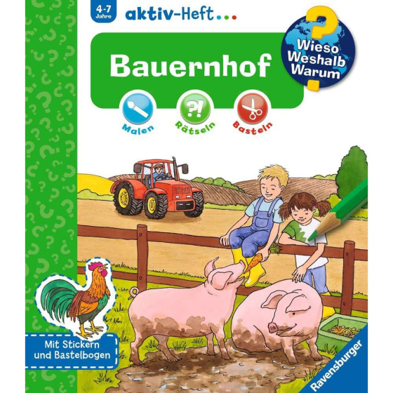 Ravensburger Wieso? Weshalb? Warum? aktiv-Heft: Bauernhof