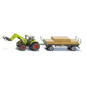 Siku Traktor und Ballenwagen