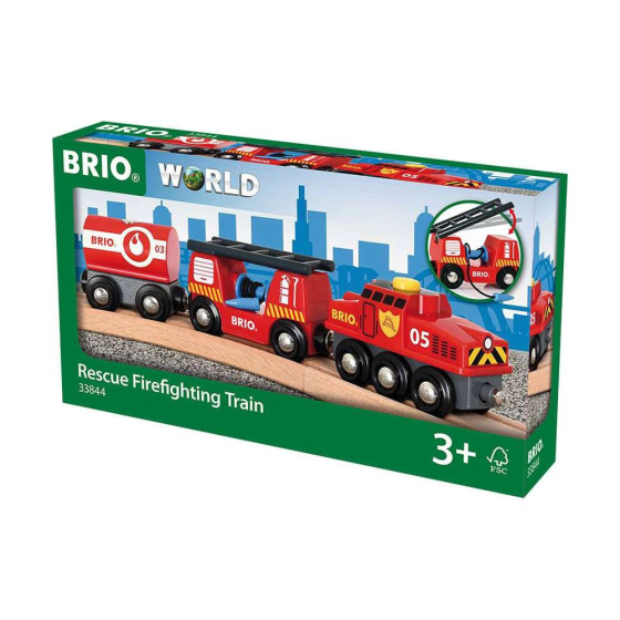 BRIO Rescue Firefighting Train