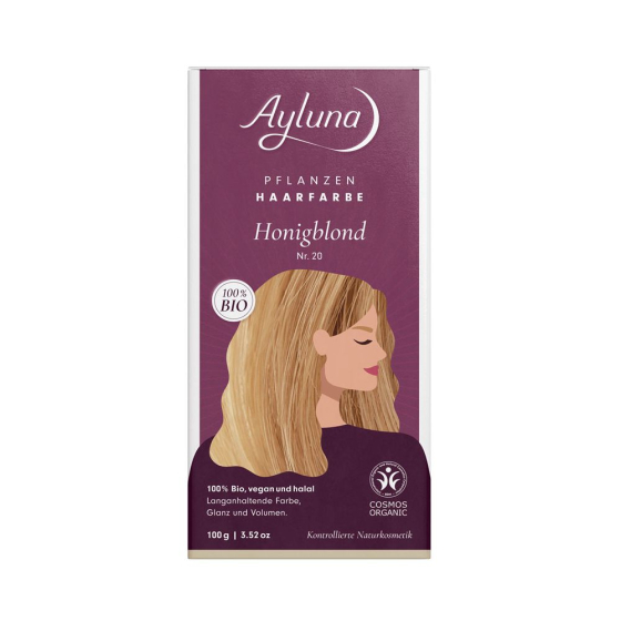 Ayluna Pflanzenhaarfarbe Honigblond, 100 g