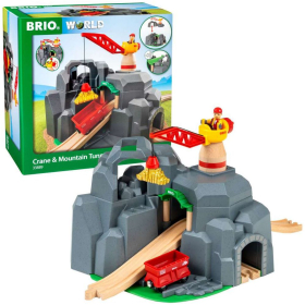 BRIO Crane and Mountain Tunnel