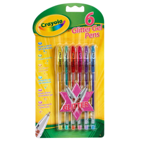 Crayola 6 Glitzer Gelstifte (6)