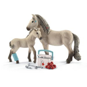 Schleich Set Erste Hilfe + Pferde Isländer