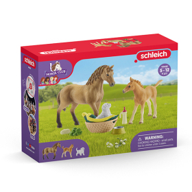 Schleich Set Tierbaby - Pflege & Pferde Quarter Horse