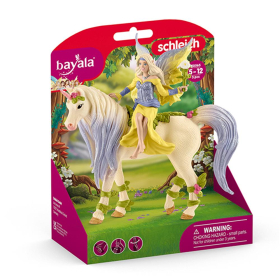 Schleich Sera mit Blüten - Einhorn