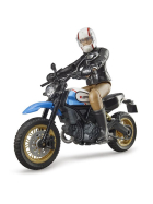Bruder bworld Scrambler Ducati Desert Sled mit Fahrer
