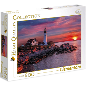 Clementoni Puzzle Leuchtturm, 500 Teile