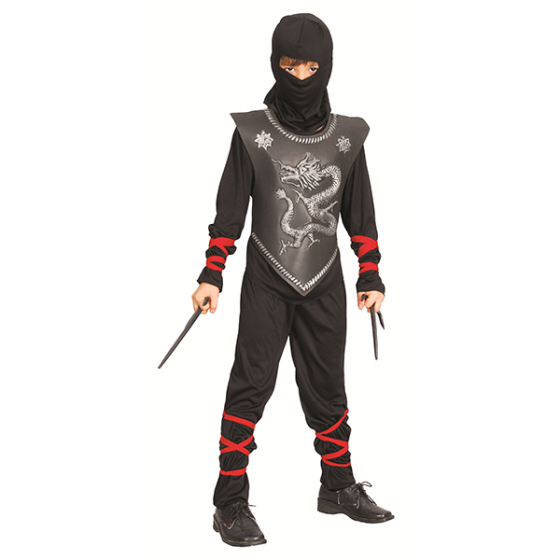 Fasnacht Ninja schwarz, Gr. M