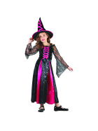 Fasnacht Hexe pink mit Hut Gr. L