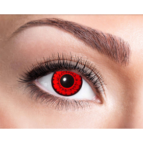 Fasnacht Kontaktlinsen rotes Fieber