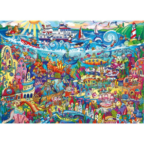 Puzzle Magic Sea Triangular, 1000 Teile