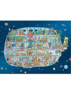 Puzzle Spaceship Triangular, 1500 Teile