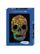 Puzzle Doodle Skull Standard, 1000 Teile
