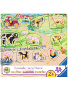 Puzzle Morgens auf dem Bauernhof, 10 Teile