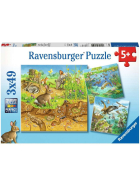 Ravensburger Tiere in ihren Lebensräumen