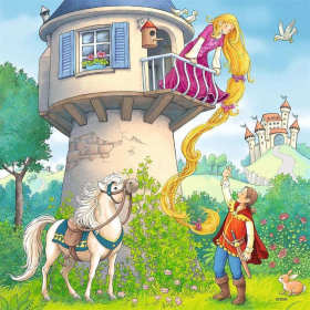 Puzzle Rapunzel, Rotk&auml;ppchen & der...