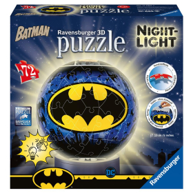 * Ravensburger 3D Puzzleball Batman Nachtlicht, 72 Teile