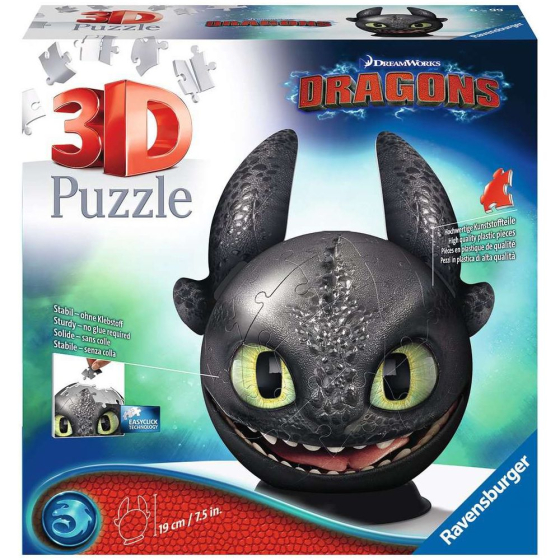 Ravensburger Dragons Ohnezahn mit Ohren