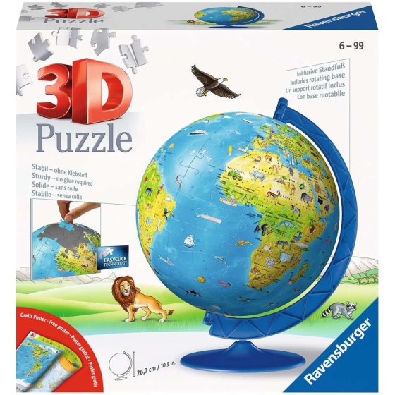 Ravensburger Kinderglobus in deutscher Sprache