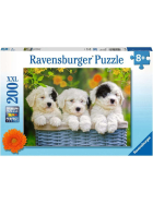 Puzzle Kuschelige Welpen, 200 Teile