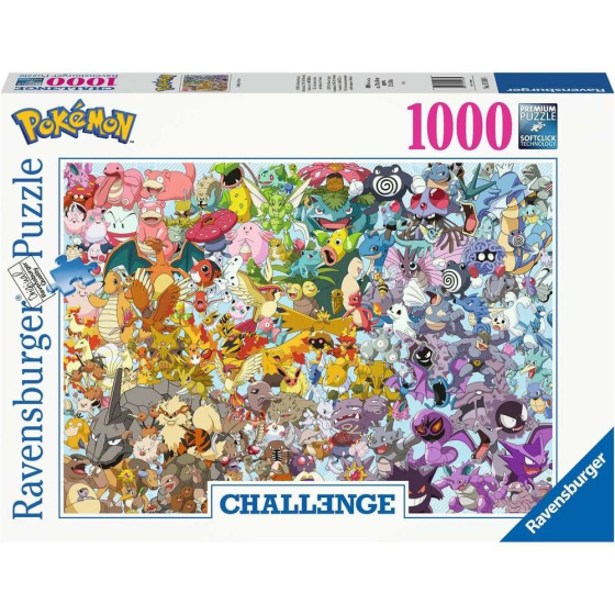 - 1000 Ravensburger Puzzle Teile Pokémon,