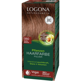 Logona Pflanzenhaarfarbe Pulver - Bernsteinbraun, 100 g