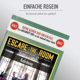 ThinkFun Escape the Room - Das Geheimnis des Refugiums von Dr. Gravely