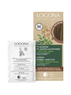 Logona Pflanzenhaarfarbe Pulver - Aschbraun, 100 g