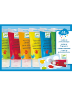 Djeco Fingerfarben in der Tube, assortiert