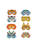 Djeco Do it Yourself - Mosaik Masken Dschungeltiere