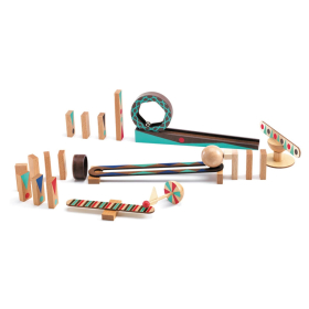 Djeco Kettenreaktionsspiel Zig & Go, 28 Teile