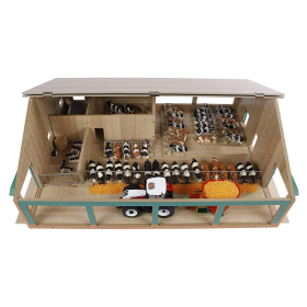 Kuhstall aus Holz
