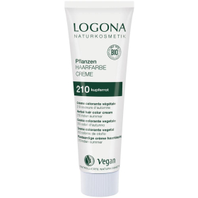 Logona Pflanzenhaarfarbe Creme, kupferrot 210, 150 ml