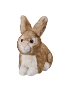 Hase braun liegend, 18 cm