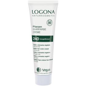 Logona Pflanzenhaarfarbe Creme, 240 nougatbraun, 150 ml