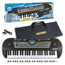 Bontempi Keyboard mit 49 Tasten mit Netzstecker