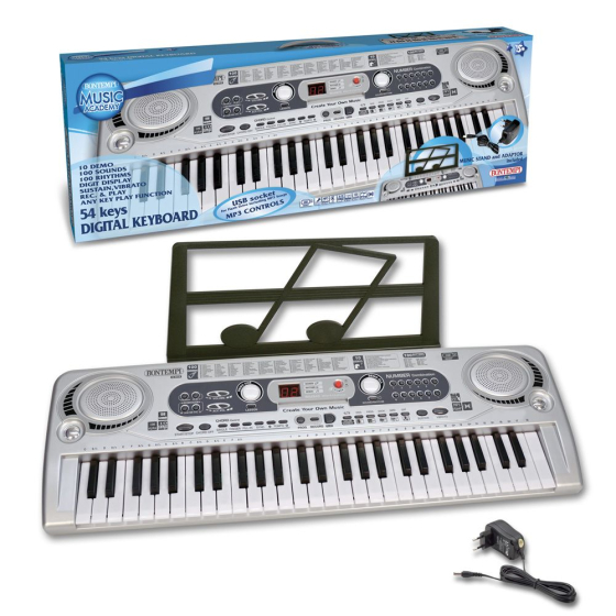 Bontempi Digitales Keyboard mit 54 Tasten