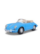 Porsche 356B Cabriolet 1961, 1:18, blau